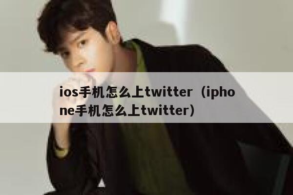 ios手机怎么上twitter（iphone手机怎么上twitter） 第1张