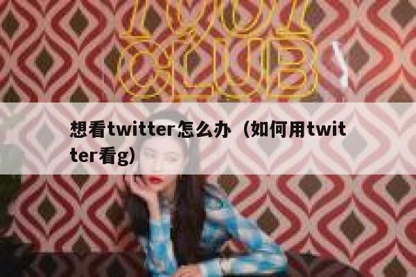 想看twitter怎么办（如何用twitter看g） 第1张