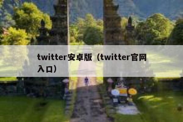 twitter安卓版（twitter官网入口） 第1张