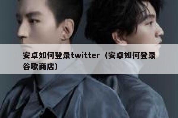 安卓如何登录twitter（安卓如何登录谷歌商店） 第1张