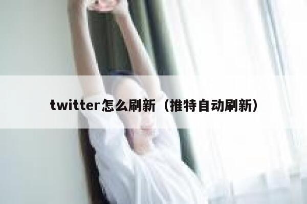 twitter怎么刷新（推特自动刷新） 第1张