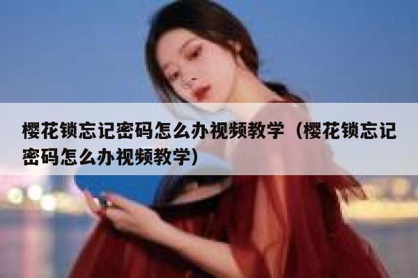 樱花锁忘记密码怎么办视频教学（樱花锁忘记密码怎么办视频教学） 第1张
