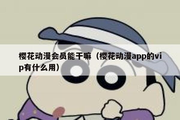 樱花动漫会员能干嘛（樱花动漫app的vip有什么用） 第1张