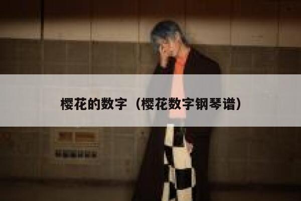 樱花的数字（樱花数字钢琴谱） 第1张