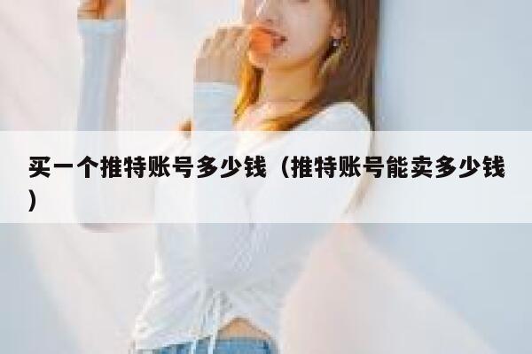 买一个推特账号多少钱（推特账号能卖多少钱） 第1张