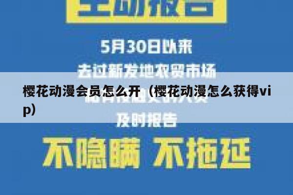 樱花动漫会员怎么开（樱花动漫怎么获得vip） 第1张