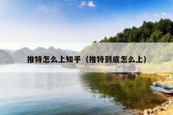 推特怎么上知乎（推特到底怎么上） 第1张