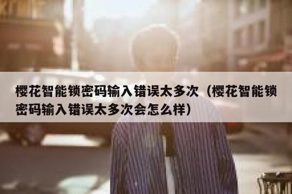 樱花智能锁密码输入错误太多次（樱花智能锁密码输入错误太多次会怎么样） 第1张