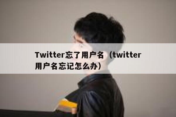 Twitter忘了用户名（twitter用户名忘记怎么办） 第1张