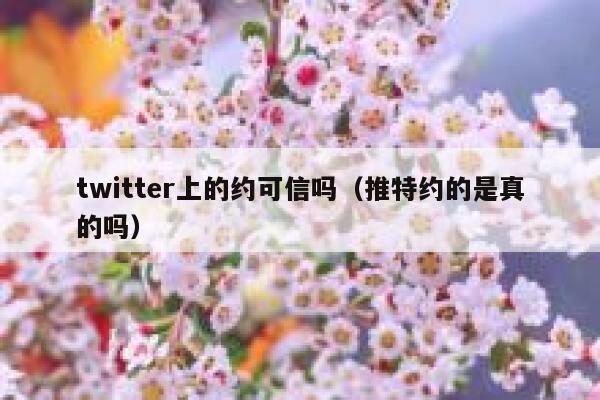 twitter上的约可信吗（推特约的是真的吗） 第1张