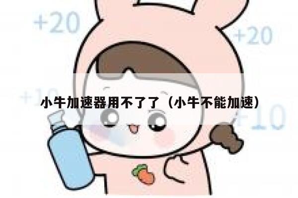 小牛加速器用不了了（小牛不能加速） 第1张