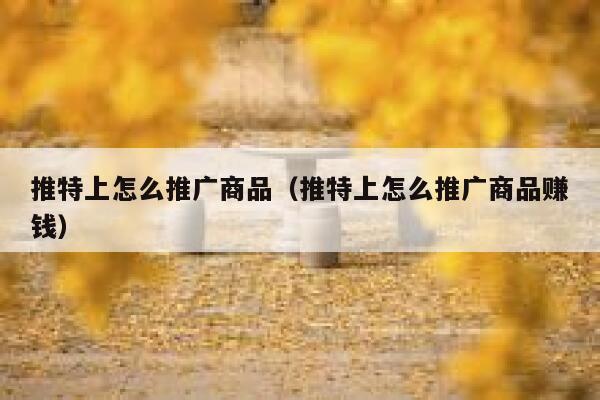 推特上怎么推广商品（推特上怎么推广商品赚钱） 第1张