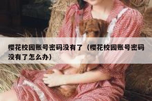 樱花校园账号密码没有了（樱花校园账号密码没有了怎么办） 第1张