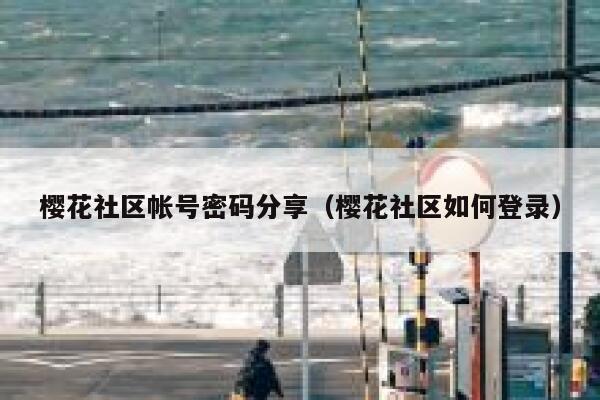 樱花社区帐号密码分享（樱花社区如何登录） 第1张