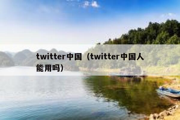twitter中国（twitter中国人能用吗） 第1张