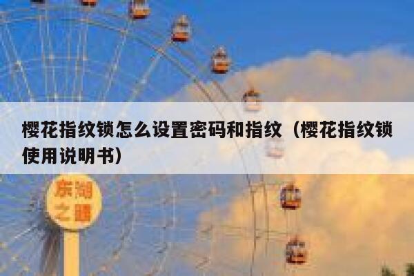 樱花指纹锁怎么设置密码和指纹（樱花指纹锁使用说明书） 第1张