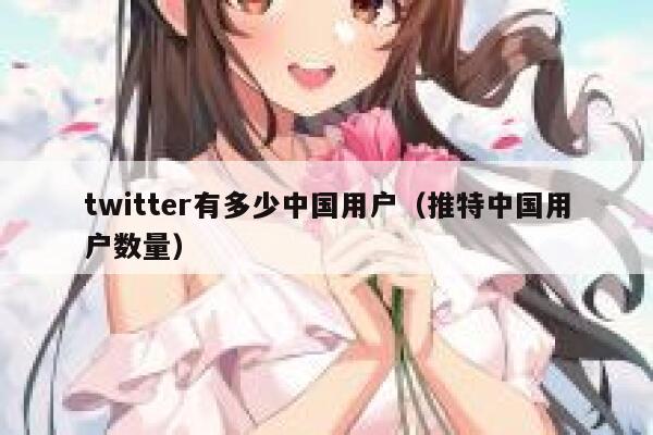 twitter有多少中国用户（推特中国用户数量） 第1张