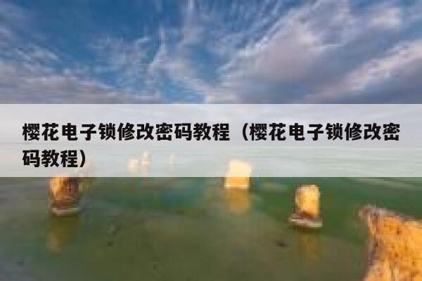 樱花电子锁修改密码教程（樱花电子锁修改密码教程） 第1张