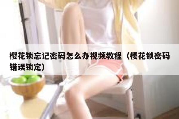 樱花锁忘记密码怎么办视频教程（樱花锁密码错误锁定） 第1张