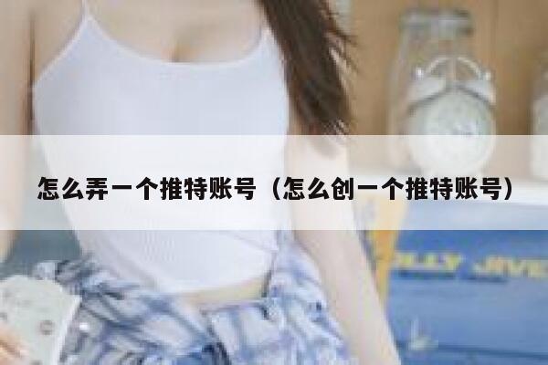 怎么弄一个推特账号（怎么创一个推特账号） 第1张