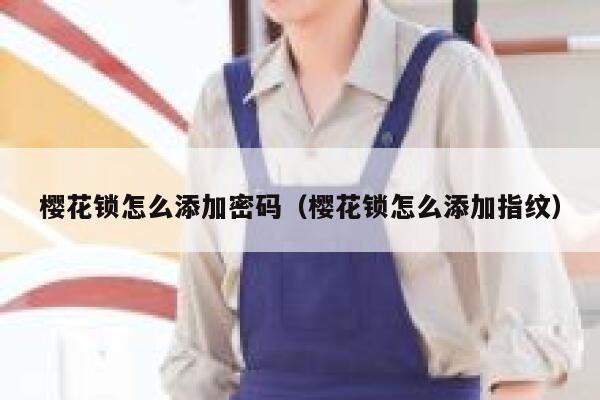 樱花锁怎么添加密码（樱花锁怎么添加指纹） 第1张