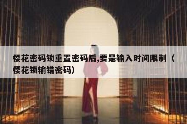 樱花密码锁重置密码后,要是输入时间限制（樱花锁输错密码） 第1张