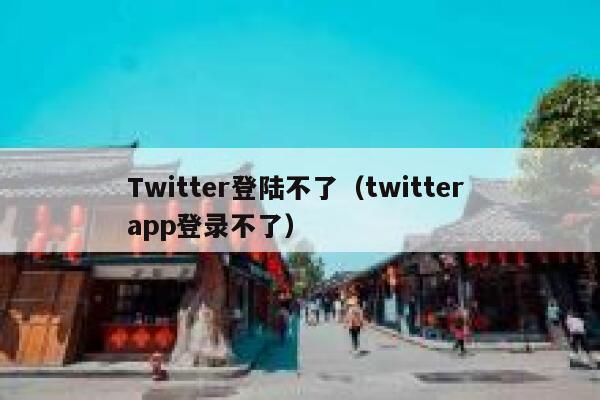 Twitter登陆不了（twitter app登录不了） 第1张