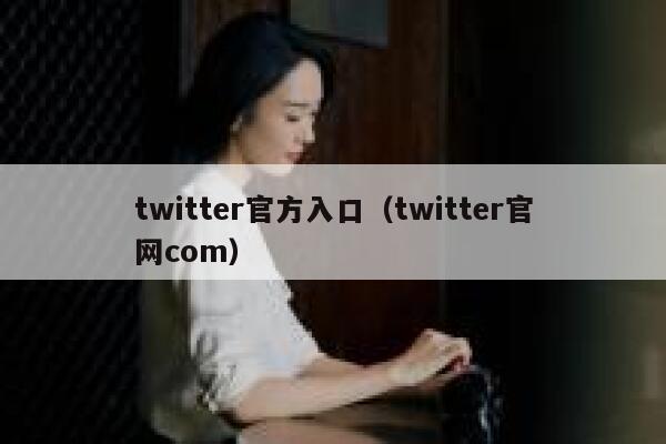 twitter官方入口（twitter官网com） 第1张