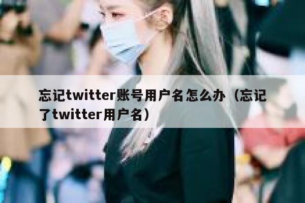 忘记twitter账号用户名怎么办（忘记了twitter用户名） 第1张