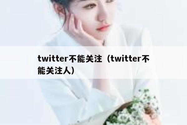 twitter不能关注（twitter不能关注人） 第1张
