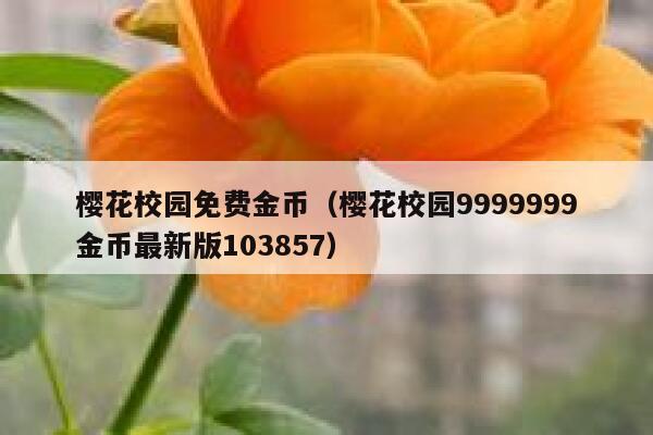 樱花校园免费金币（樱花校园9999999金币最新版103857） 第1张