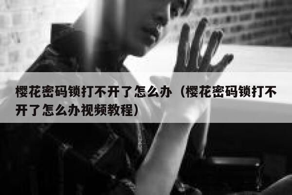 樱花密码锁打不开了怎么办（樱花密码锁打不开了怎么办视频教程） 第1张