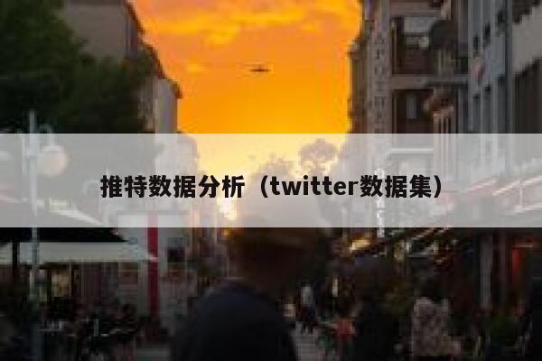 推特数据分析(twitter数据集) 第1张 推特数据分析(twitter数据集) 第1张