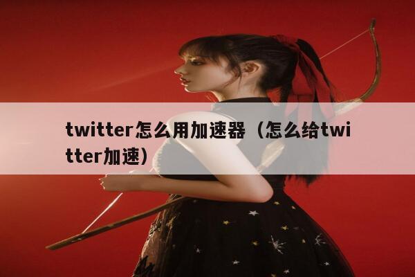 twitter怎么用加速器（怎么给twitter加速） 第1张
