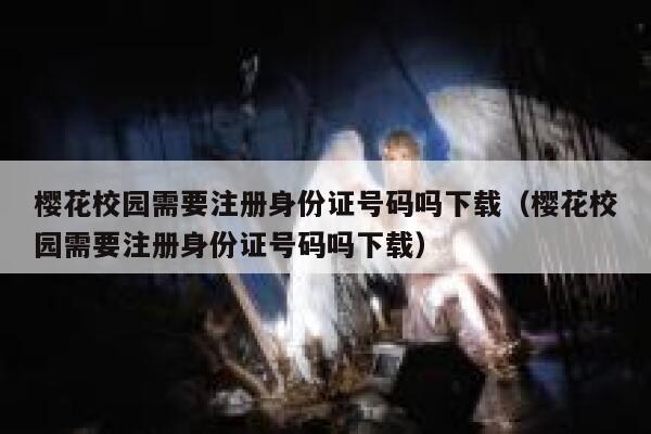 樱花校园需要注册身份证号码吗下载（樱花校园需要注册身份证号码吗下载） 第1张