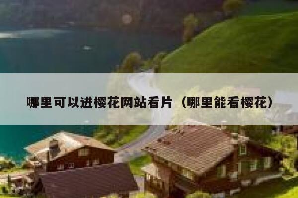 哪里可以进樱花网站看片（哪里能看樱花） 第1张