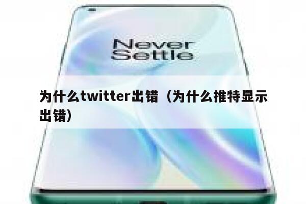 为什么twitter出错（为什么推特显示出错） 第1张