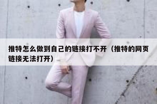 推特怎么做到自己的链接打不开（推特的网页链接无法打开） 第1张