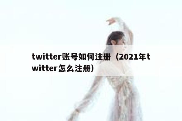 twitter账号如何注册（2021年twitter怎么注册） 第1张