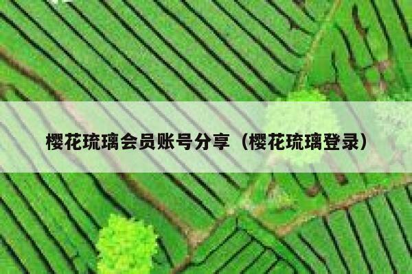 樱花琉璃会员账号分享（樱花琉璃登录） 第1张