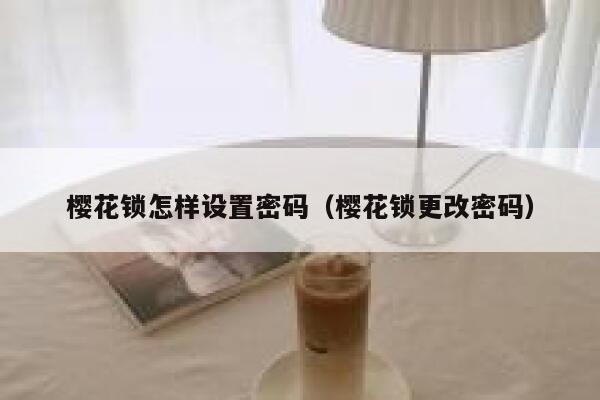 樱花锁怎样设置密码（樱花锁更改密码） 第1张