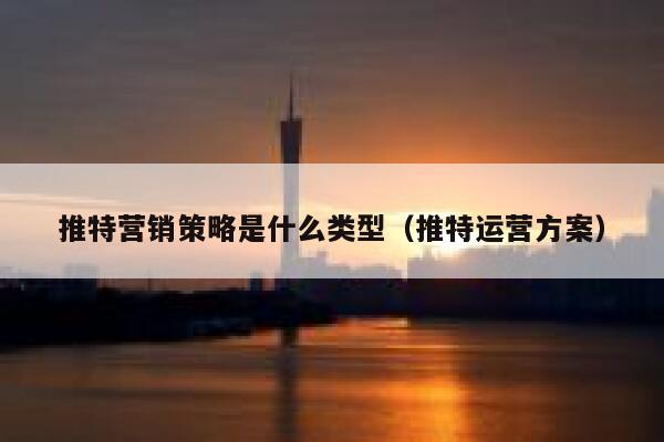 推特营销策略是什么类型（推特运营方案） 第1张