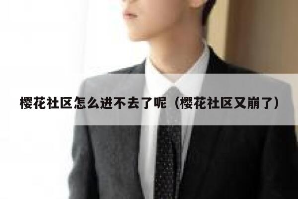 樱花社区怎么进不去了呢（樱花社区又崩了） 第1张