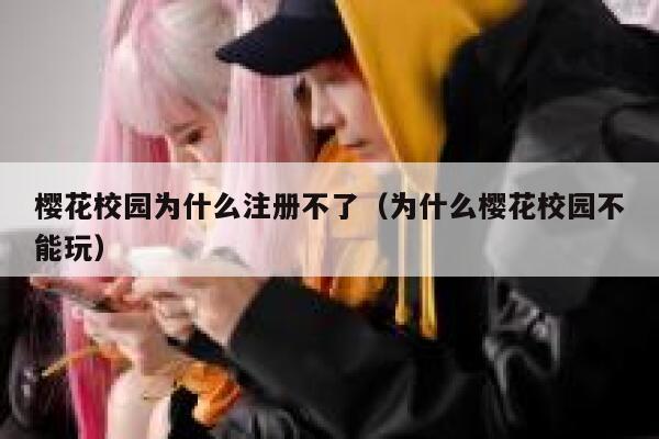 樱花校园为什么注册不了（为什么樱花校园不能玩） 第1张