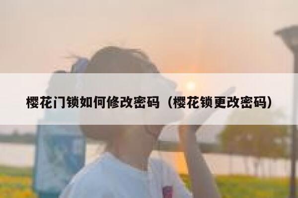 樱花门锁如何修改密码（樱花锁更改密码） 第1张