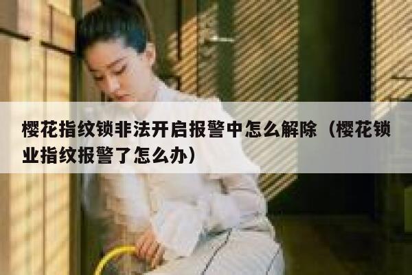 樱花指纹锁非法开启报警中怎么解除(樱花锁业指纹报警了怎么办) 第1张 樱花指纹锁非法开启报警中怎么解除(樱花锁业指纹报警了怎么办) 第1张