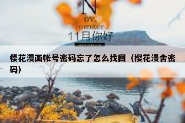 樱花漫画帐号密码忘了怎么找回（樱花漫舍密码） 第1张