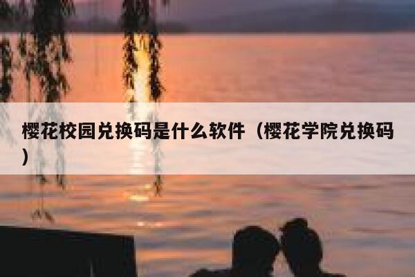 樱花校园兑换码是什么软件（樱花学院兑换码） 第1张