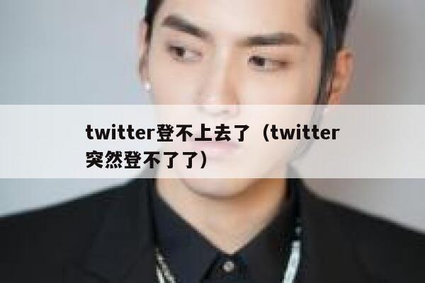 twitter登不上去了（twitter突然登不了了） 第1张