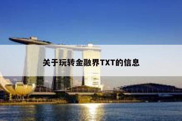 关于玩转金融界TXT的信息 第1张
